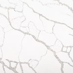 Beautiful PMC1634 Calacatta Veined Quartz Stone Slabs and Countertops