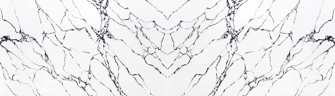 Bookmatching Calacatta